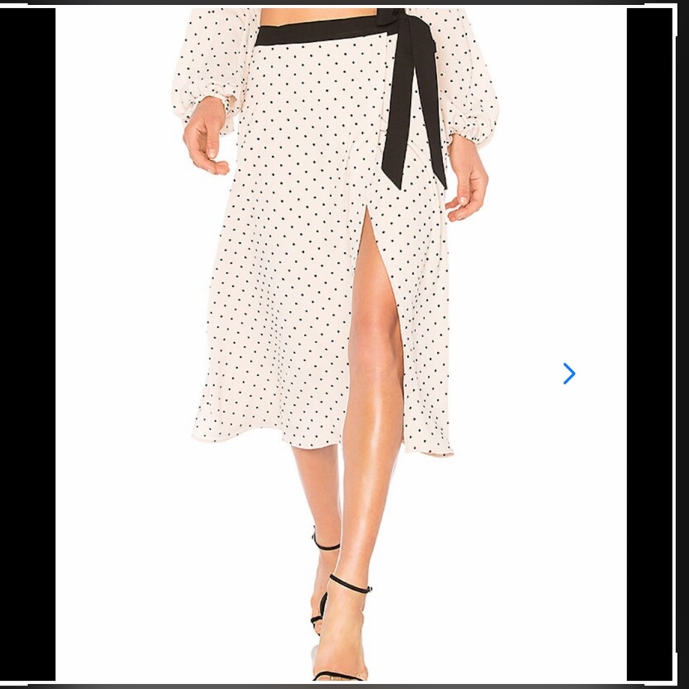 Lovers + Friends - Jules Skirt in Ivory & Black